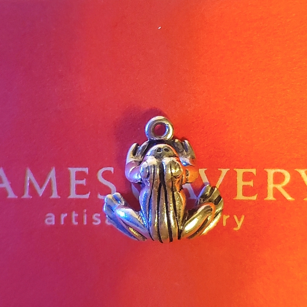 James Avery Retired Frog Charm